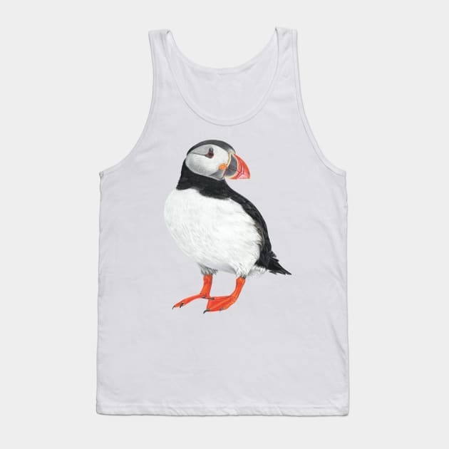 Puffin art Tank Top by IslesArt